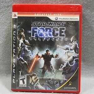 StarWars The Force Unleased (PlayStation 3) PS3 Manual Included UNTESTED